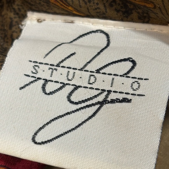 Vintage Silk Bomber Jacket Removable Shoulder Pads Women's Size Medium - Picture 13 of 15